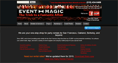 Desktop Screenshot of eventmagic.com